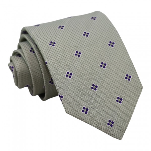 Μεταξωτή Γραβάτα Erika Pistachio/Purple Motif 8εκ. Γραβάτες Μεταξωτή Γραβάτα Erika Pistachio/Purple Motif 8εκ. Γραβάτες