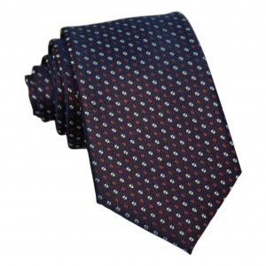 Γραβάτα Καφέ/Mint Motif 6/7.5εκ.