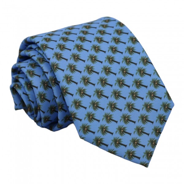 Γραβάτα Γαλάζιο/Πράσινο Palm Trees Printed 7.5 εκ. Γραβάτες Γραβάτα Γαλάζιο/Πράσινο Palm Trees Printed 7.5 εκ. Γραβάτες